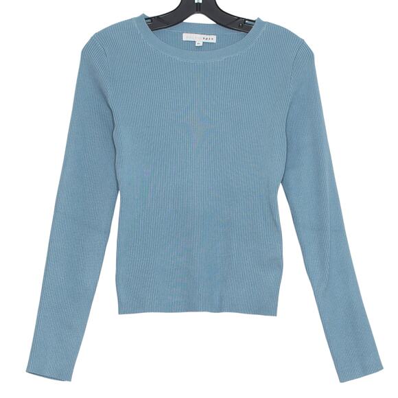 Baltic Born Top Ribbed Cottagecore Minimalist Lolita Kawaii Soft Grunge Blue XL - Picture 1 of 6